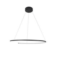 9010023  Висечка светилка BREDA LED 30W 1480LM 3000K црна NOVA LUCE